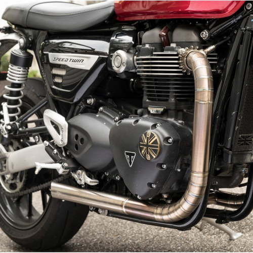 Motone Punkte ACG Cover/Abzeichen | Union Jack | 2 Ton | Messing Und Schwarz