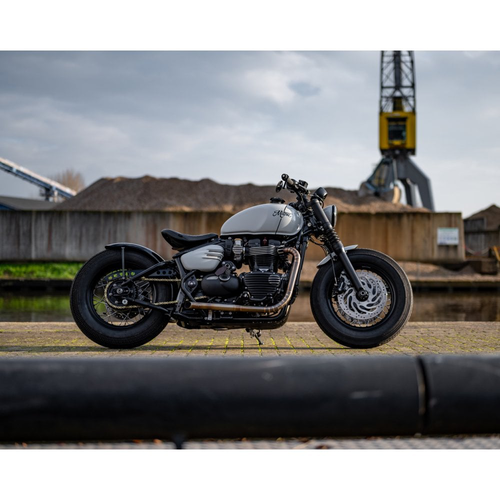 Motone Rialto | Garde-Boue Arrière Court Triumph Bobber | Noir Brillant