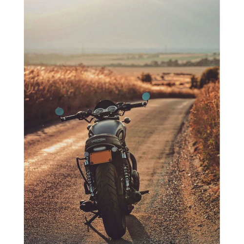 Motone Microblade-Aluminiumsieb | Schwarz Glänzend