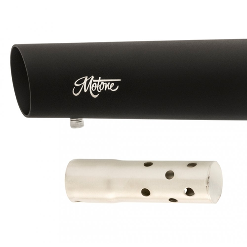 Motone H-Bomb Bobber 1200 Auspuff / (Optional) | DB Killer-Version | Schwarz