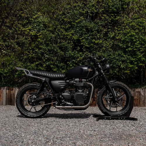 Motone GT Grand Tourer-Rek | Straat Twin / Straat Scrambler / T100 / T120 | Zwart Of Gepolijst