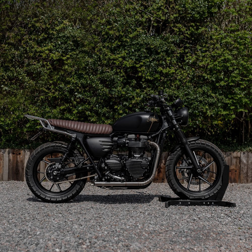 Motone GT Grand Tourer-Rek | Straat Twin / Straat Scrambler / T100 / T120 | Zwart Of Gepolijst