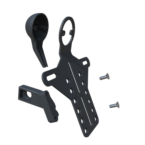 Motone Sidekick (As-Montage) Zijmontage Kentekenplaatset (Versie Met Achterlichtmontage)