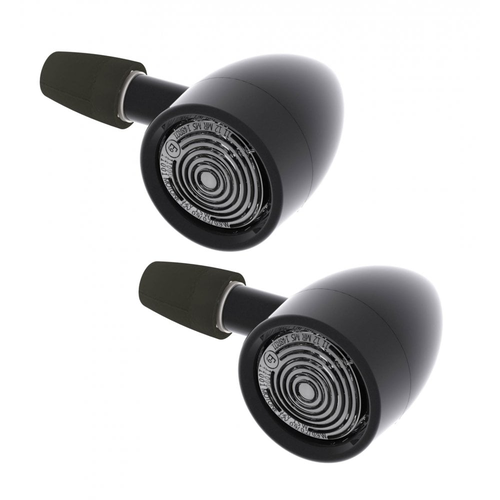 Motone ICON MULTI LED 3In1 Feu Arrière / Feu Stop / Clignotants | Paire | Noir | M8