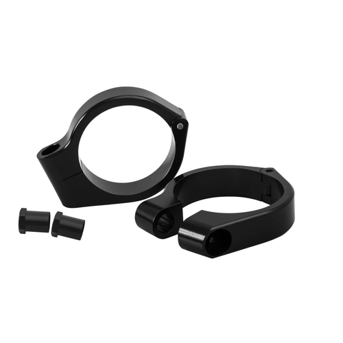 Motone Wrap Around Fork M8 Indicateur Clignotant Support Pinces | Paire | 41Mm | Noir