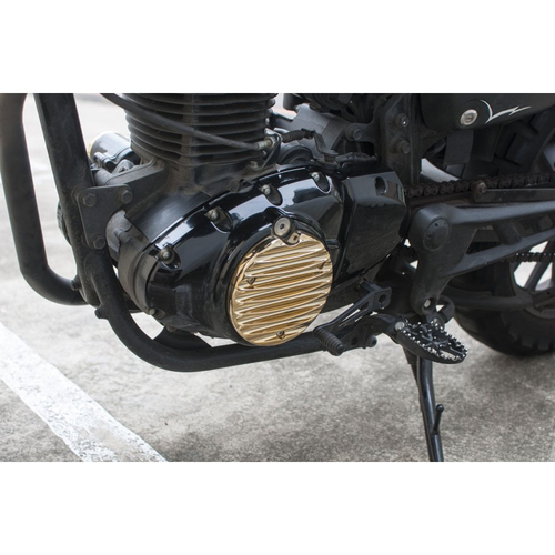 Motone Honda CB350 Cache Moteur LHS | Côtelé | Laiton Ou Poli