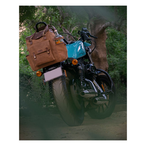 Trip Machine Outlander Zadeltas | Zwart Of Tabak