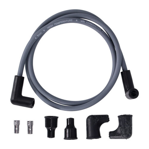 Dynatek Universiteit 7 Mm Bougiekabelset | 90° Plug-Laars | Zwart Of Grijs