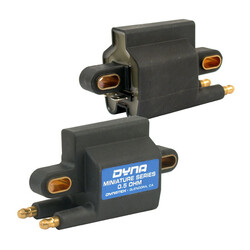 Dyna Miniatuurspoel | Dubbele Toren | 12V | 0.5 OHM | Zwart