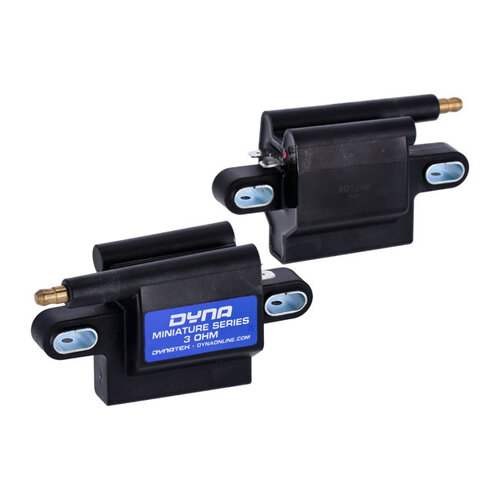 Ensemble De Bobines Miniatures Dyna | Tour Unique | 12V | 3 OHMs | Noir