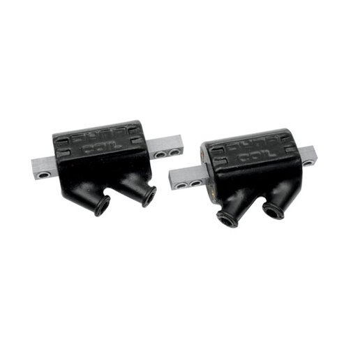 Dynatek Dyna Dual Tower Ignition Coils | 12V |  5 OHM | Black