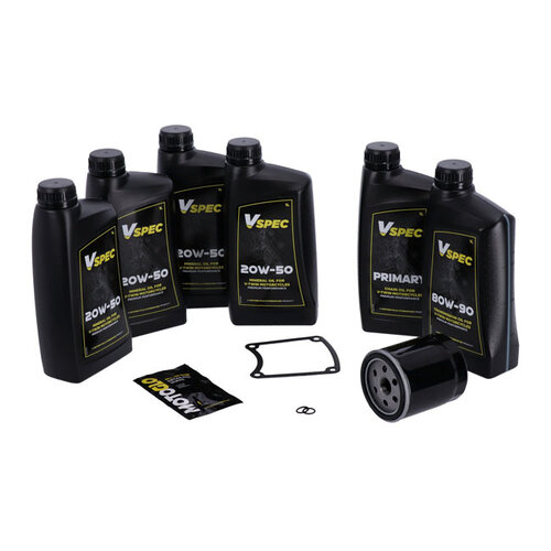 Vspec  Olie kit HD Dyna 1999–2005 | 20W50 mineral engine oil