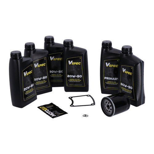 Big Oil Service Kit | Mineral | 99-06 Flt/Touring (NU) | Chrome Filter Or Black