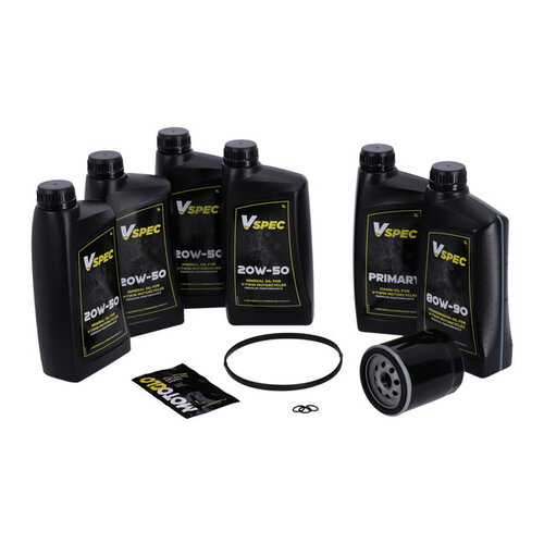 Vspec  Oil set Softail Flt/Touring 2007-2016 | 20W50 mineraal