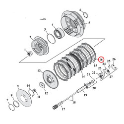 Clutch Plate Set | Red Eagle