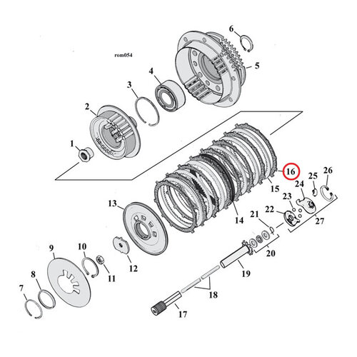 Alto Clutch Plate Set | Red Eagle