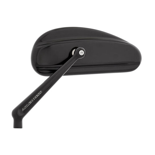 Arlen Ness Downdraft Forged Mirror Set | All Black