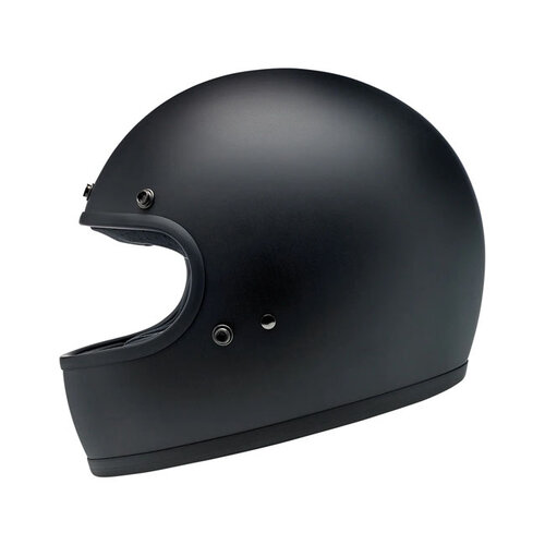 Biltwell Gringo Helm Flach | Schwarz