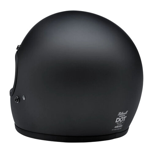 Biltwell Gringo Helm Flach | Schwarz