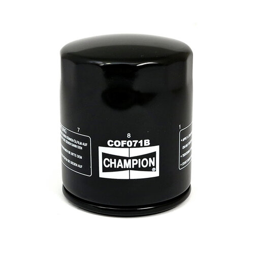Champion Filtre À Huile À Visser | Noir