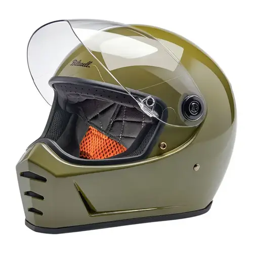 Biltwell Lane Splitter Helmet | Olive Green