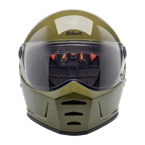 Biltwell Lane Splitter Helmet | Olive Green