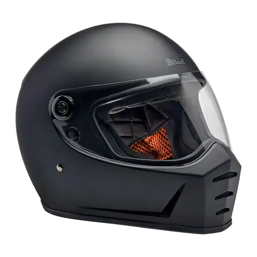 Biltwell Lane Splitter Helm | Mat Zwart