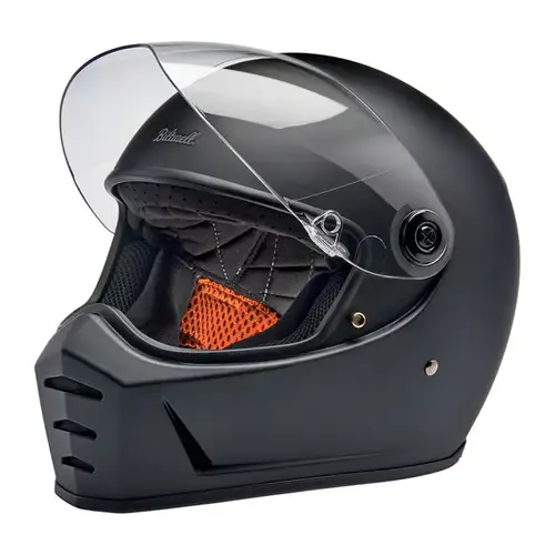 Biltwell Lane Splitter Helmet | Flat Black
