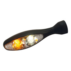 Clignotant micro noir 1000® LED transparent