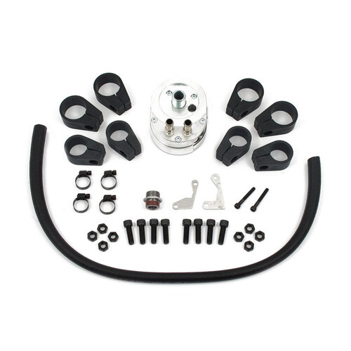 Jagg Refroidisseur D'Huile Vertical | Ligne Mince À 6 Rangées | Noir