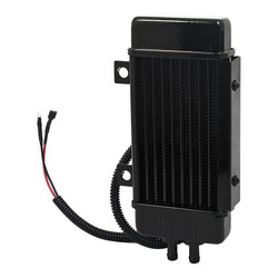 Vertical Oil Cooler | Fan Assisted | Black