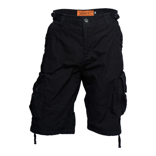 West Coast Choppers Short Cargo Caine Ripstop | Noir | Choisir La Taille