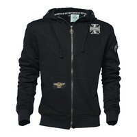 OG Classic Panel Zip Hoodie | Schwarz | Größe Auswählen