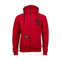 Sweat À Capuche Zippé OG ATX | Rouge | Choisir La Taille