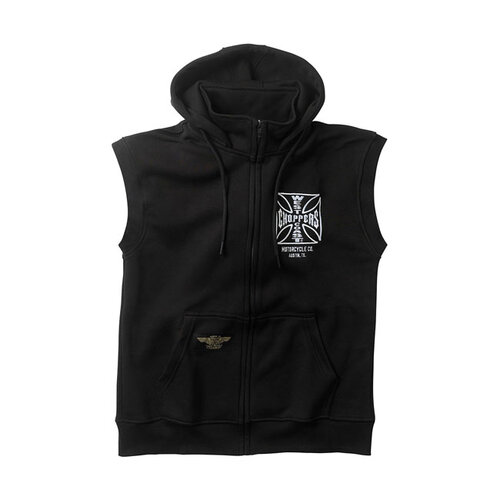 West Coast Choppers OG ATX  Weste | Schwarz | Größe Auswählen