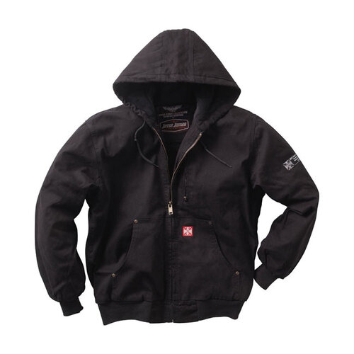 West Coast Choppers Zware Canvas Werkjas | Zwart | Kies De Maat