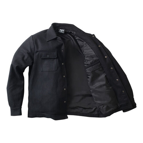 West Coast Choppers Chemise À Carreaux Doublée De Laine | Noir | Choisir La Taille