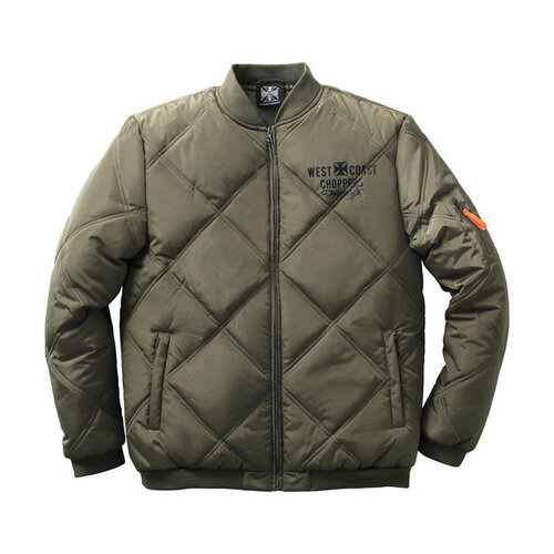 West Coast Choppers Rigid Jacket | Olive | Choose Size