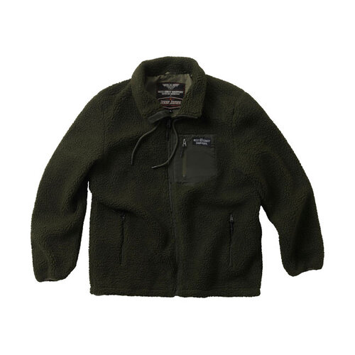 West Coast Choppers Anvil Fleecejacke | Olivgrün | Größe Auswählen