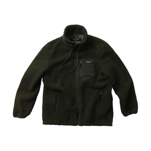 West Coast Choppers Veste Polaire Anvil | Vert Olive | Choisir La Taille