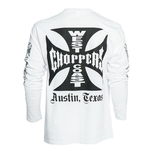 West Coast Choppers OG Classic Langarmshirt | Weiß | Größe Auswählen