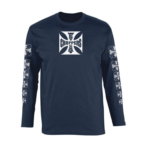 West Coast Choppers OG Logo ATX Lange Mouw | Marine | Kies De Maat