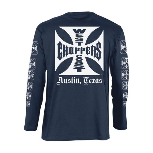 West Coast Choppers OG LOGo ATX Longsleeve | Navy | Choose Size