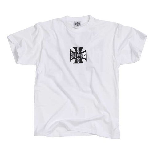 West Coast Choppers OG Klassisches T-Shirt | Weiß/Schwarz | Größe Auswählen