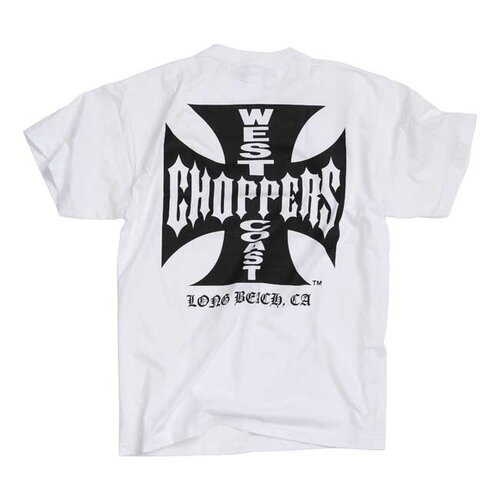 West Coast Choppers OG T-Shirt Classique | Blanc/Noir | Choisir La Taille