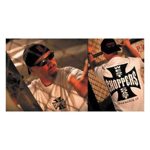 West Coast Choppers OG Klassiek T-Shirt | Wit/Zwart | Kies De Maat
