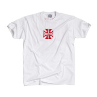 OG Klassiek T-Shirt | Wit/Rood | Kies De Maat