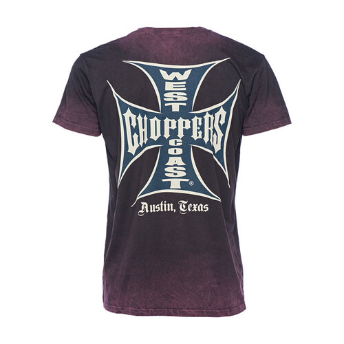 West Coast Choppers OG Klassiek T-Shirt Vintage | Bordeaux | Kies De Maat