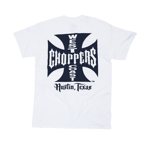 West Coast Choppers OG ATX T-Shirt | White | Choose Size