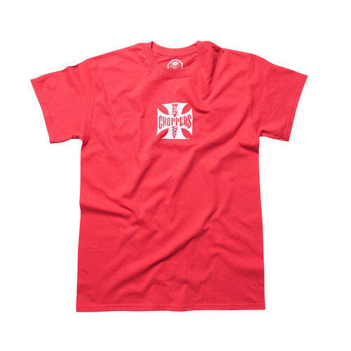 West Coast Choppers OG Klassisches T-Shirt | Rot | Größe Auswählen